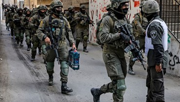 القوات الإسرائيلية (أ ف ب).