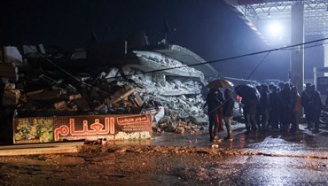 زلزال مدمّر في سوريا (أ ف ب).