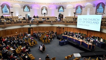 سينودس كنيسة إنكلترا منعقدا في تشيرش هاوس بلندن (7 شباط 2023، ا ف ب). 