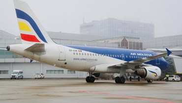 صورة تعبيرية- طائرة تابعة لطيران مولدافيا هبطت في مطار فاتسلاف هافيل الدولي في براغ (1 ت2 2022- طيران مولدافيا).