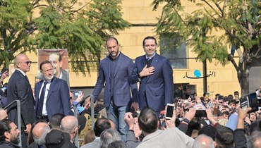 الرئيس سعد الحريري يزور ضريح والده الشهيد رفيق الحريري وسط حشد من المحبّين (نبيل اسماعيل).