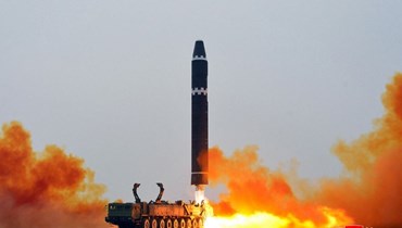 كوريا الشمالية تطلق صاروخاُ باليستيّاً (أ ف ب).