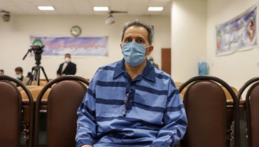 شارمهد يمثل امام محكمة في طهران (6 شباط 2023، أ ف ب). 
