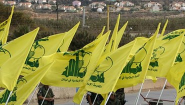 أعلام "حزب الله" (تعبيريّة). 