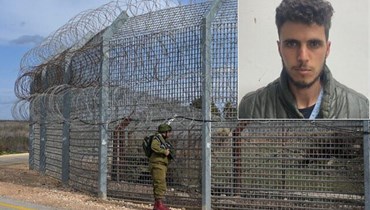 جنود إسرائيليون يقومون بدوريات على السياج الحدودي في جنوب هضبة الجولان وغيث عبد الله (صورة نشرتها الصحيفة). 
