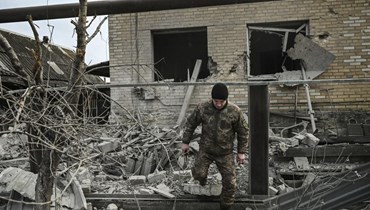 جندي أوكراني (أ ف ب).
