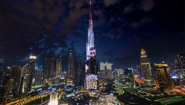 برج خليفة في دبي (أ ف ب).