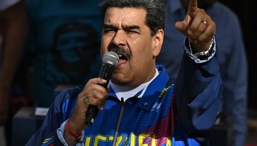 الرئيس الفنزويلي نيكولاس مادورو (أ ف ب).