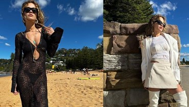 في عيد الفصح، ريتا أورا على الشاطئ في فستان كروشيه بديكولتيه... بدت جذّابة أكثر من أيّ وقت (صور)