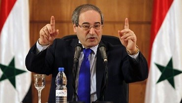 وزير الخارجية السوري فيصل المقداد (أ ف ب).
