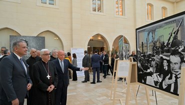 الجامعة الأنطونية تفتتح معرضًا عن ذاكرة الحرب اللبنانية.