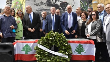 وقفة تكريمية لشهداء الصحافة في لبنان (حسام شبارو).