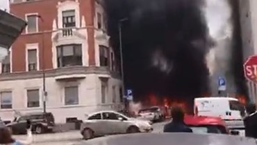 انفجار في ميلانو.
