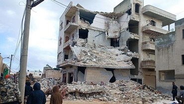 زلزال سوريا.