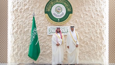الامير محمد بن سلمان مع امير قطر (واس، 19 ايار 2023). 
