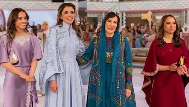 الملكة رانيا تألّقت في حفل الحناء بعباءة غير تقليدية من إبداع المصمم اللبناني سعيد قبيسي (فيديو)