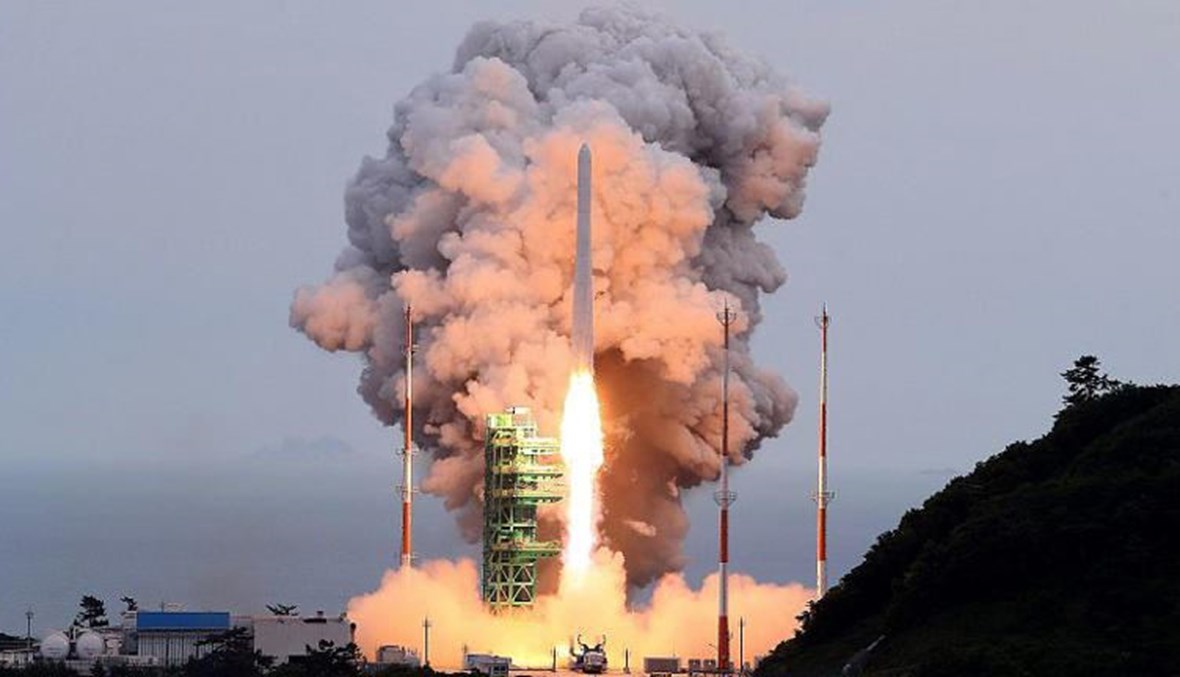 انطلاق الصاروخ الكوري "نوري" / أ.ف.ب