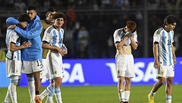 خيبة أرجنتينية (أ ف ب).