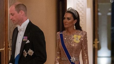 كيت ميدلتون بفستان ثان من الترتر في زفاف الأمير الحسين بن عبدالله (صور وفيديو)