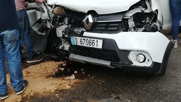 حادث سير في أميون.