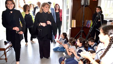 مؤسسة الوليد للانسانية تجهز في عاليه مكتبة للأولاد لذكرى "الأميرة ديالا ارسلان".