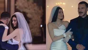 رزان جمّال عروس راقية في الثوب والطرحة التي كان ينقصها التاج والشوكر (صور وفيديو)