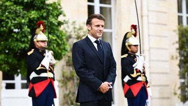 الرئيس الفرنسي إيمانويل ماكرون (أ ف ب).