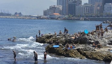 الكورنيش البحري في بيروت (تعبيرية - حسام شبارو).