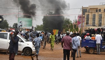 أعمال عنف بعد الانقلاب في النيجر (أ ف ب).