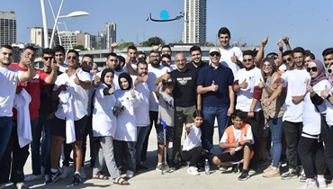 وزير البيئة يطلق حملة "نظّف بلدك" من واجهة بيروت البحرية (حسام شبارو).