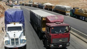 شاحنات بين لبنان وسوريا (تعبيرية). 