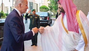 ولي العهد السعودي محمد بن سلمان والرئيس الأميركي جو بايدن (أ ف ب).