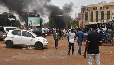 الانقلاب في النيجر (أ ف ب).
