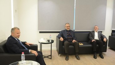 من لقاء جمع رئيس "التيار الوطني الحر" جبران باسيل مع وفد من "حزب الله" بعد انقطاع (أرشيفية- النهار).