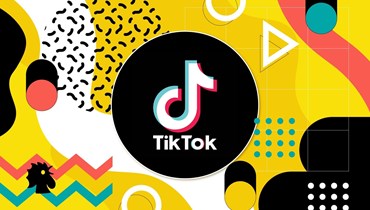 شعار "تيك توك" (تصميم ديما قصاص).
