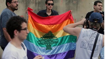 مطالبة بحقوق المثلية الجنسية في لبنان.
