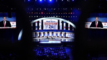  المناظرة الأولى للانتخابات الأميركية التمهيدية لعام 2024 (أ ف ب). 