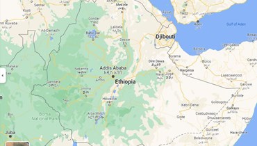 خريطة لإثيوبيا (غوغل مابس). 