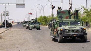 قوات الأمن العراقية تنتشر في مدينة كركوك بعد رفع حظر التجول (3 ايلول 2023، أ ف ب).
