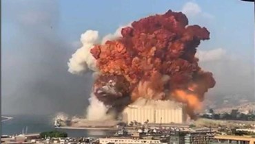 انفجار مرفأ بيروت في 4 آب 2020.