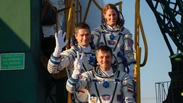 رواد الفضاء روسكوزموس أوليغ كونونينكو ونيكولاي تشوب ولورال أوهارا 