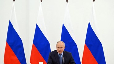 بوتين يترأس اجتماعا للجنة الصناعة العسكرية الروسية في إيجيفسك (19 ايلول 2023، أ ف ب). 