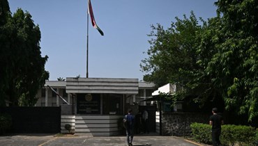 السفارة الأفغانية في نيودلهي (أ ف ب).
