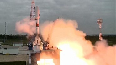 إطلاق المسبار الروسي "لونا-25" (11 آب 2023 - أ ف ب).