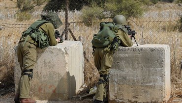 جنديان إسرائيليّان في الجولان المحتل (أ ف ب).