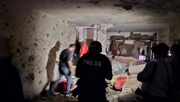 صورة متداولة للمنزل الذي استهدفه القصف الإسرائيلي في شبعا.