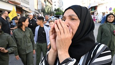  تظاهرة في طريق الجديدة للتضامن مع الشعب الفلسطيني (حسام شبارو)