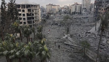 الدمار في غزة (أ ف ب).