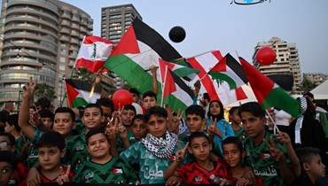 وقفة تضامنية مع غزّة في بيروت (حسام شبارو).