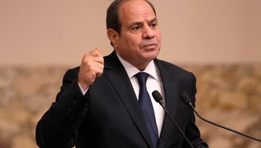 الرئيس المصري عبد الفتاح السيسي (أ ف ب). 